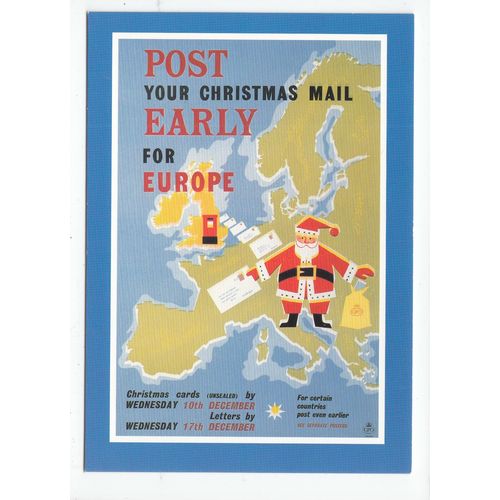 GPO Posters of Yesteryear National Postal Museum Postcard NPM 90/4