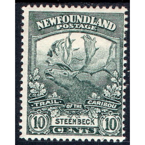 Newfoundland Sg137 10c deep grey-green mounted mint (CB)