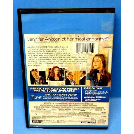 LOVE HAPPENS -Aaron Eckhart, Jennifer Aniston [Blu-Ray 2010] (L18)