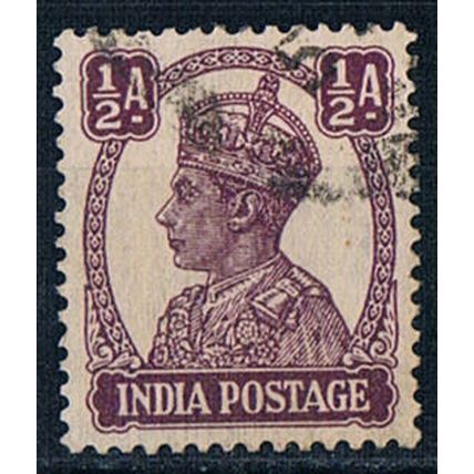 India 1940 SG266 indi48 King George VI 1/2a Used Stamp
