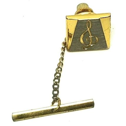 Music Note Vintage Tie Tack Lapel Pin Classical Orchestra Rock Jazz Music (B60)