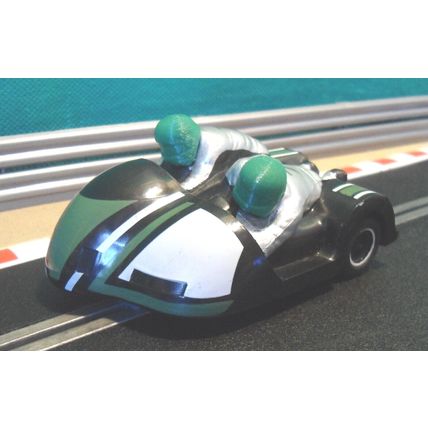 Crash Helmet Heads For Vintage 80s Scalextric Motorbike Motorcycle & Sidecar