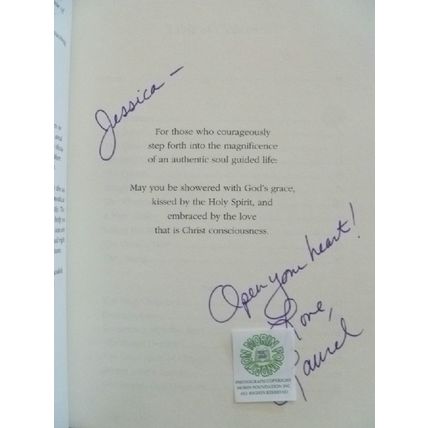 SIGNED THE JESUS SEEDS IGNITING YOUR SOUL-GUIDED LIFE by LAUREL GEISE + ephemera