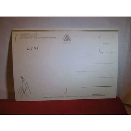 YVOIRE, LAC LEMAN, FRANCE unused postcard dated 1995 #