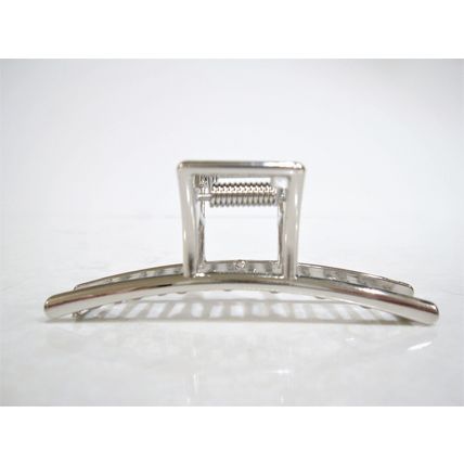 Rose gold or silver metal hair claw clip jaw clip for fine thin hair