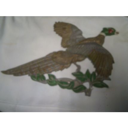 Metal Pheasant wall decoration