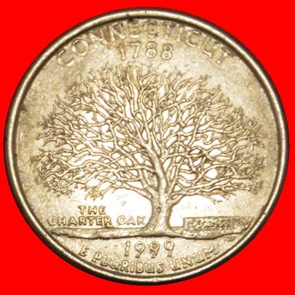 OAK 1788: USA ★ 1/4 DOLLAR 1999P! WASHINGTON (1789-1797)! ★LOW START★NO RESERVE