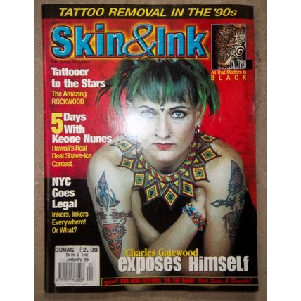 Skin & Ink Tattoo Magazine #36 January 1999 Charles Gatewood Shannon O'Sullivan