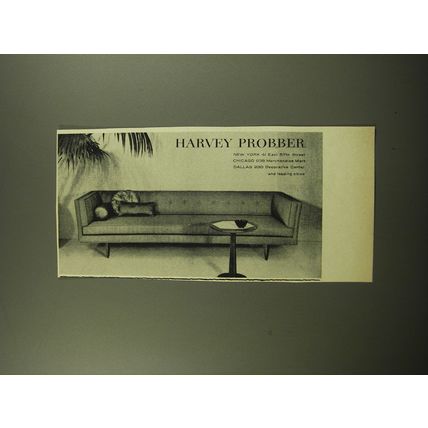 1959 Harvey Probber Sofa Advertisement