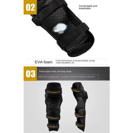SULAITE Elite Motorcycle Motorcross Motorbike Knee & Elbow Pads Biking Bicycle