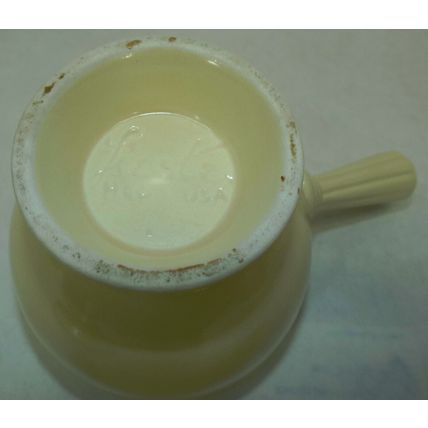 1930's Mint Rare Fiestaware Vintage Ivory Demitasse & Creamer Fiesta HLC CT USA