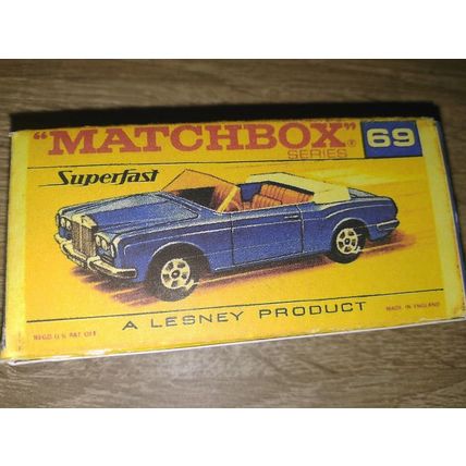 Matchbox - No69 - Rolls Royce - Silver Shadow Coupe