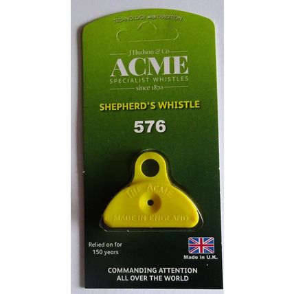 GENUINE ACME 576 SHEPHERDS WHISTLE PLASTIC or SILVER NICKEL PLUS BLACK LANYARDS