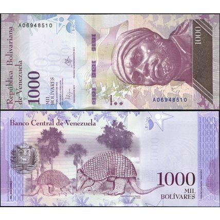 Venezuela. Banknote 1000 bolivares. 2016 (2017). Unc. Paper. Cat# P.95a