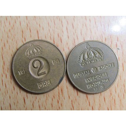 Sweden 1965 2 Ore Coin