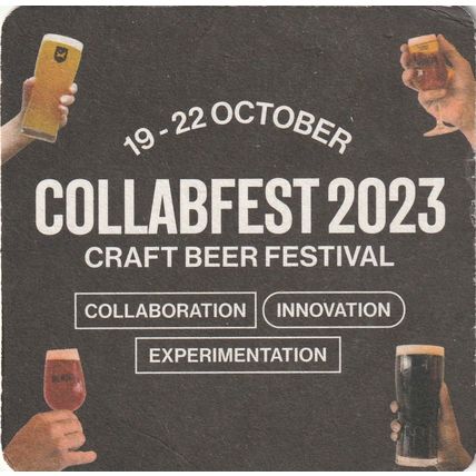 BEER MAT - BREWDOG - COLLABFEST 2023 - (Cat No 126) - (2023)