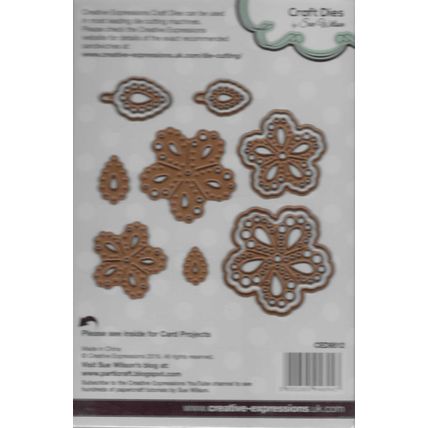 Creative Expressions. Spiral Pearl Flower Die Set. Die Cutting Cardmaking Crafts