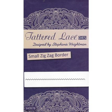 Tattered Lace. Small Zig Zag Border Die. Die Cutting Cardmaking Scrapbooking