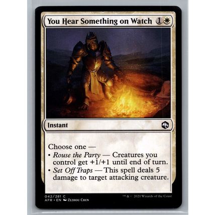 MTG Card Adventures in the Forgotten Realm You Hear Something on Watch Instant
