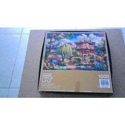 SECRET TEMPLE Jigsaw Puzzle (1000 Piece) Corner Piece Puzzles