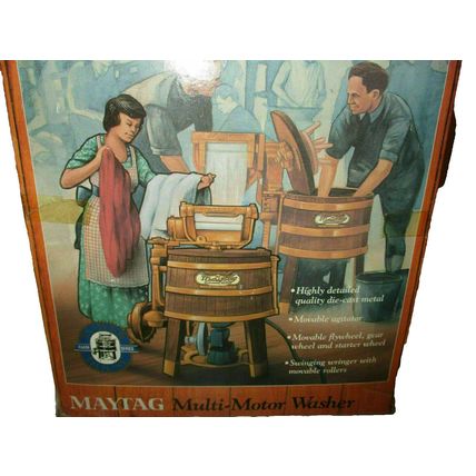 Vintage Ertl Maytag Washer Multi-motor 1/6 Die Cast with box #4967