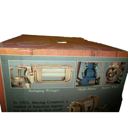 Vintage Ertl Maytag Washer Multi-motor 1/6 Die Cast with box #4967