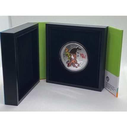 1 Oz 2024 Agoro Silver Collectible Warner Bros Scooby Doo Ruh Roh Mintage 1000