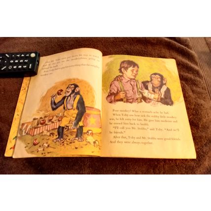 Old Vintage Little Golden Book Walt Disney's Toby Tyler (B) Second Edition 1960