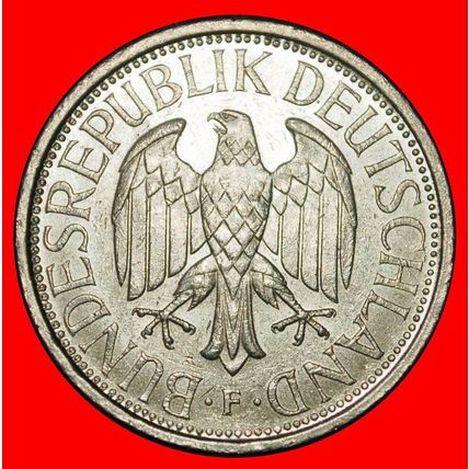 Ⰶ NOT COMMUNIST TYPE (1950-2001):GERMANY★1 MARK 1990F BADEN★LOW START★NO RESERVE