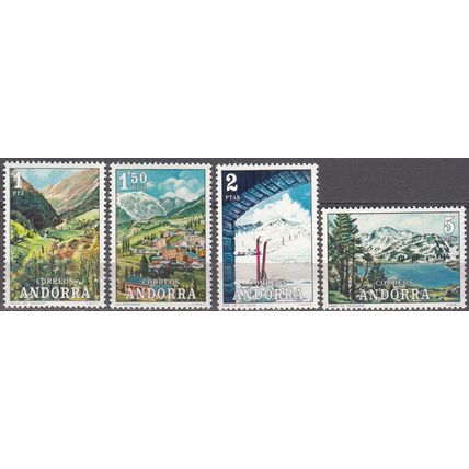 Andorra Español 1972 Michel 72 - 75 Neuf ** Cote (2008) 9.00 € Tourisme