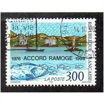 FRA 1996 3F 'RAMOGE AGREEMENT' FINE USED (EBID20139)