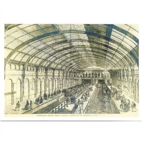 LTM1512: Engraving from the Illustrated London News: Metropolitan Railway.