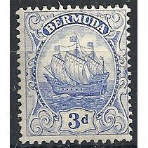 Bermuda 1924 SG83 3d Ultramarine Mounted Mint .. .