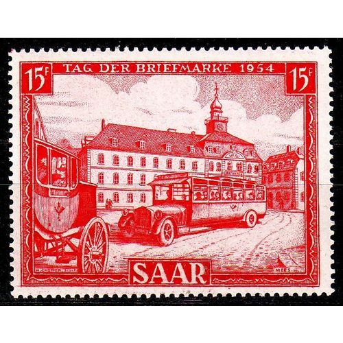 GERMANY Saar [1954] MiNr 0349 ( **/mnh ) Autos