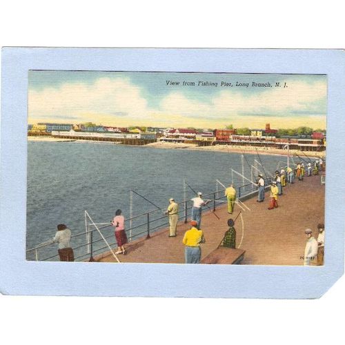 New Jersey Long Branch View From Fishing Pier~1562