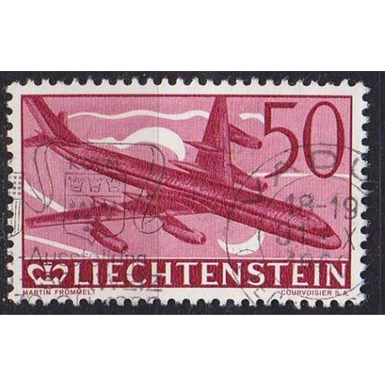 LIECHTENSTEIN [1960] MiNr 0393 ( O/used ) [01] Flugzeuge