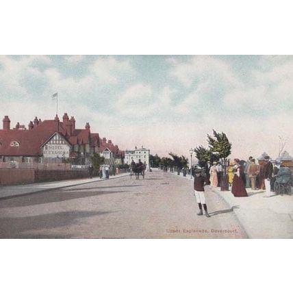 Dovercourt Upper Esplanade Essex Antique Postcard Prestine Hotel Alexandra MINT