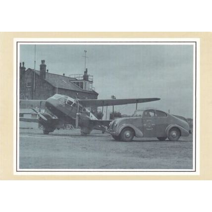 GB Airmail at Liverpool Aerodrome 1935 Royal Mail Postcard unused VGC