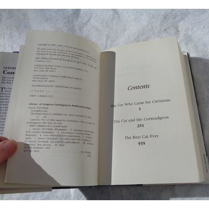 Cleveland Amory's Compleat Cat Book 3 Stories