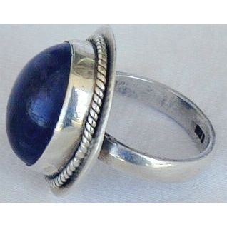 Dark purple glass ring