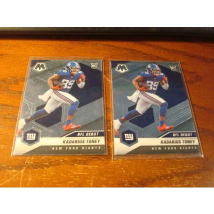 2021, Panini, 7-Cards Rc's, KADARIUS TONEY RC, Giants