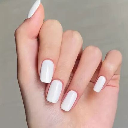 White Nail Gel Polish UV Gel Soak off 5ml Jar Art Paint french manicure opaque