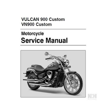 KAWASAKI VULCAN 900 CUSTOM VN900 CUSTOM SERVICE MANUAL MOTORCYCLE IN ENGLISH