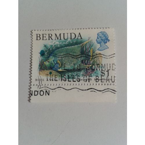 BERMUDA 1978 WILDLIFE .. Blue Angelfish $1.00 1