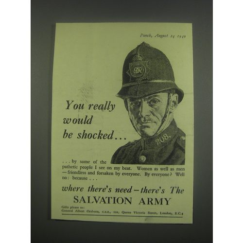 1949 Salvation Army Ad - You really would be shocked