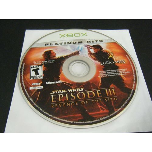 Star Wars: Episode III: Revenge of the Sith - Platinum Hits (Xbox, 2005)
