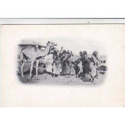 Djibouti Femmes au Marche au bois Repro Postcard unused VGC