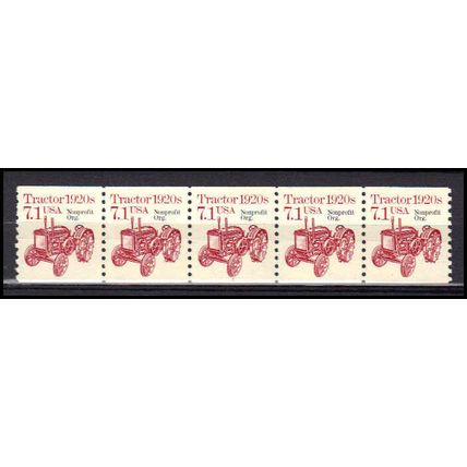 2127a 7.1c Tractor Very Fine MNH Dry Gum PNC 1/5 X0831