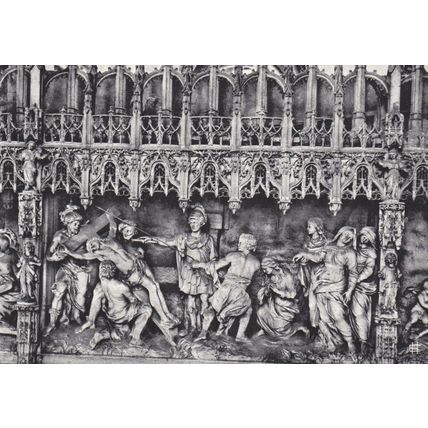 Chartres Cathedrale Cloture du Choeur France Postcard unused VGC