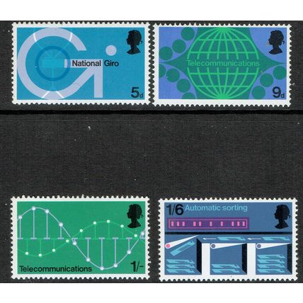 1969 Post Office Technology set 4v SG808-811 UM